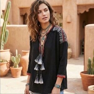 Johnny Was Poa Gauze Blouse PTP 31”